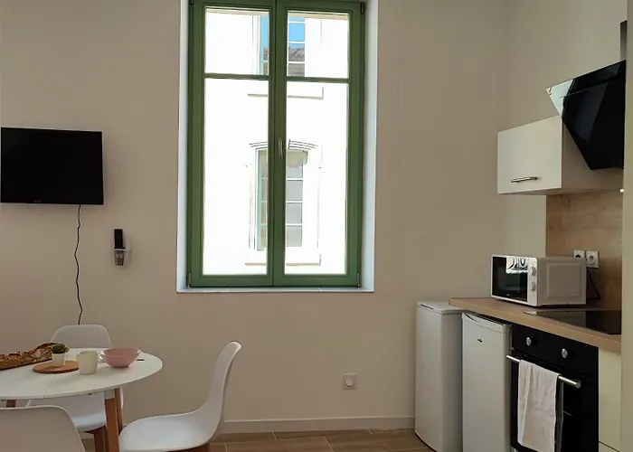 דירה Escale Entre Cite Et Bastide Clim Wifi Smart Tv קרקסון